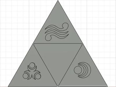 The Legend Of Zelda (OOT) Triforce LED Lamp   