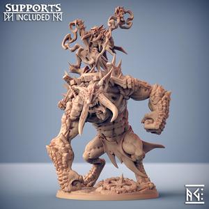 Bogtraz on Blackrazor Rock Troll - Blackrazor Hobgoblin Hero & Beast