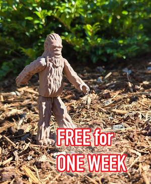 Articulated Retro Bigfoot / Sasquatch Action Figure