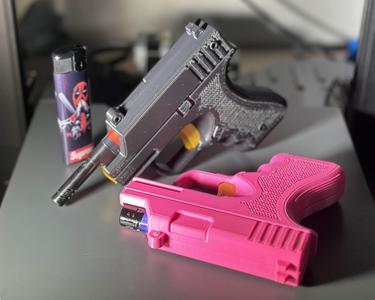 Lighter Gun Case with Lighter Size Options