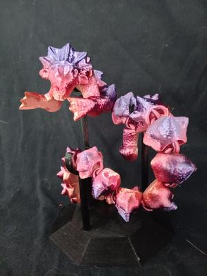 Sea Dragon - flexi fidget toy - articulated - print in place