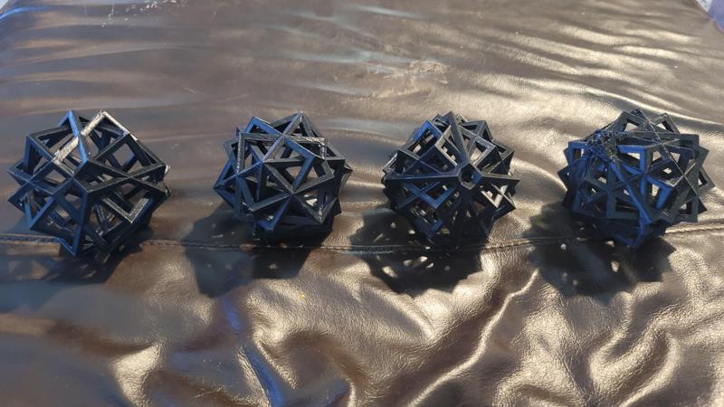 Symmetries Of Cubes. Math Art. Super Symmetrical Object