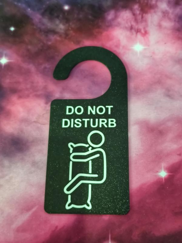 Do Not Disturb Sign - Dakimakura cuddling