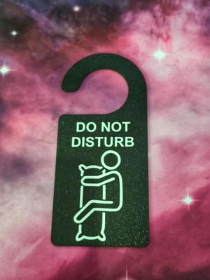 Do Not Disturb Sign - Dakimakura cuddling