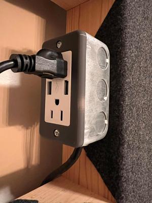 Metal "Handy" Electrical Box Decora Cover