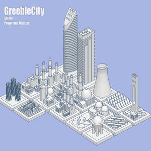 GreebleCity Set 04: Power And Utilities
