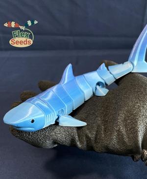 Flexi Tiger Shark (Print-in-place)