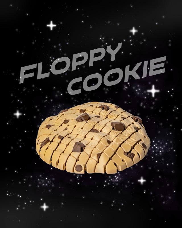 Floppy Chip Cookie - Articulating Chocolate Chip Cookie