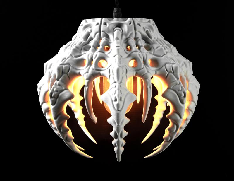 Skeletal Pendant Lamp by MODERN MACHINE