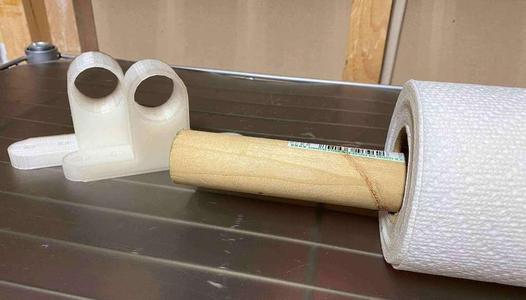 IKEA MÅLA DRAWING PAPER ROLL DOWEL BRACKETS