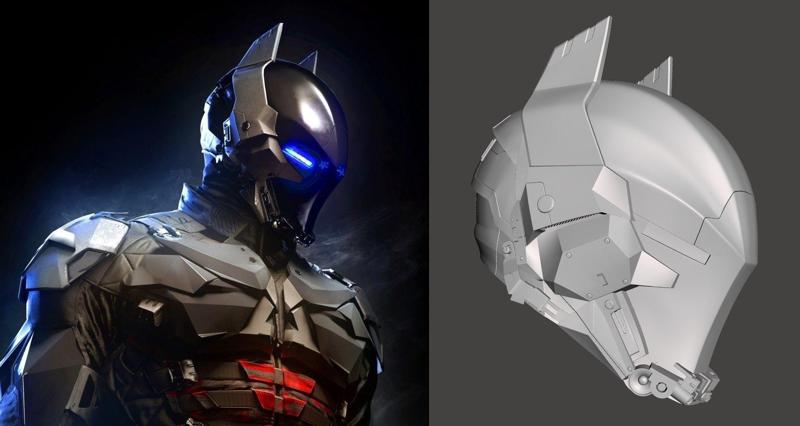 Arkham Knight helmet - Red hood