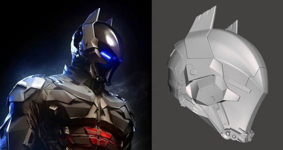 Arkham Knight helmet - Red hood