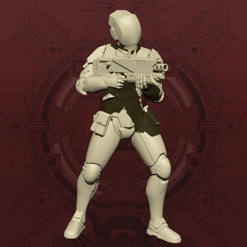 (Mercy's Reach) Infantry Regular - Firing Pose