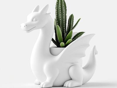 Decorative Dino Pot – Ideal for Succulents