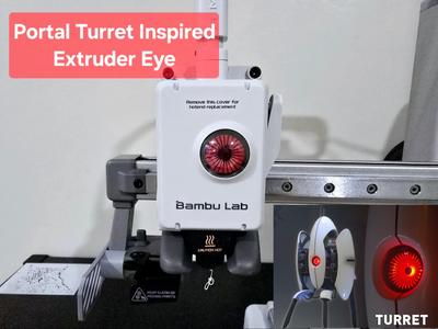 Portal Turret Inspired - Custom Extruder Wheel