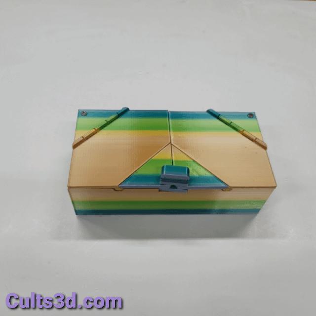 storage box fold-away lid updated new lid and box