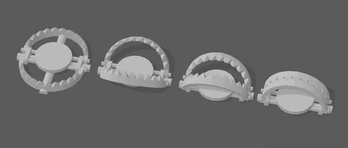 Bear Traps for 28mm Minis