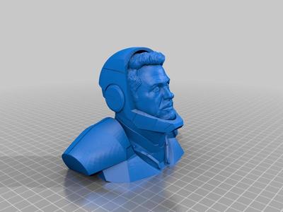 Tony Stark Iron Man Bust
