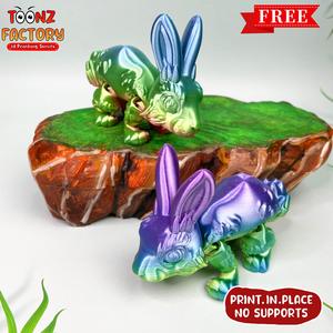 PRINT-IN-PLACE  FLEXI CUTE RABBIT ARTICULATED