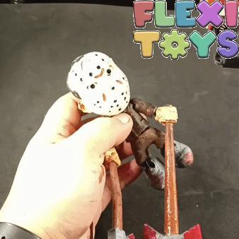 FLEXI PRINT-IN-PLACE JASON VOORHES WITH WEAPONS