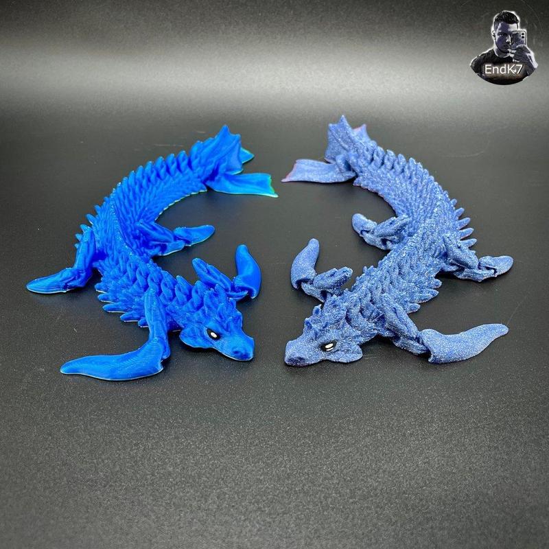 Sea Dragon - Articulated - Print in Place - Flexi - No Support 