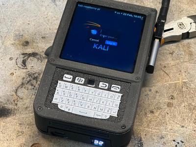 Blackberry Pi - Pi based Kali Linux handheld