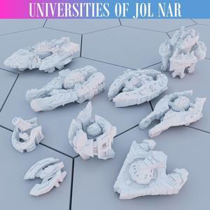 Twilight Imperium - Jol Nar - 3D printable custom ships