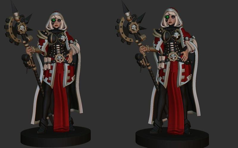 Techpriest anime figurine