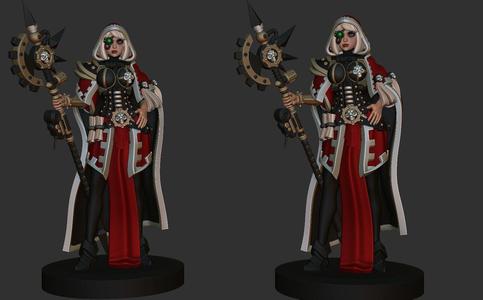 Techpriest anime figurine
