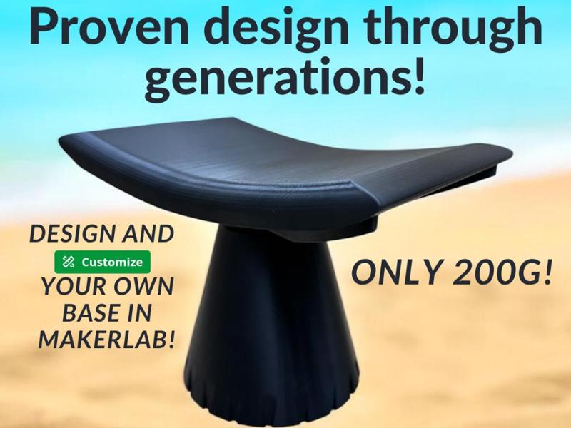 Stool/Headrest Premium Traditional - PortableChair