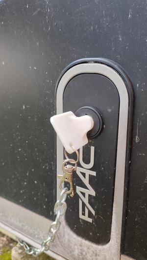 FAAC gate unlock  key