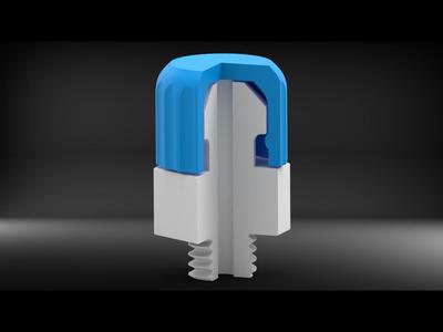 Cap for TEKTRO caliper bleed port