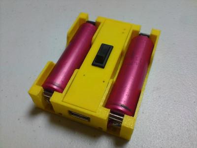 18650 x 2 Battery Bank