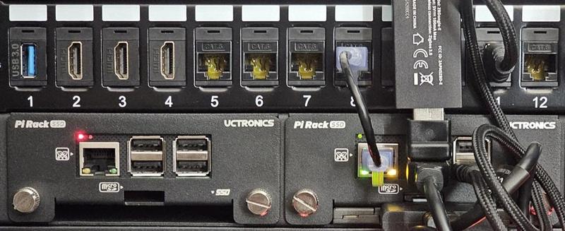 Filler plate for UCTRONICS 1U Rack Mount for Raspberry Pi