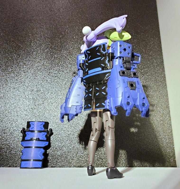 1/12 1:12 scale custom rear Armor Mod for Megami Device Buster Doll Tank action figure set