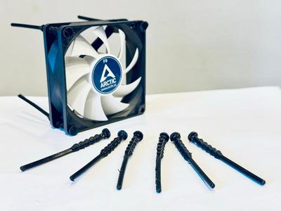 Anti Vibration TPU (Rubber) PC Fan Screws