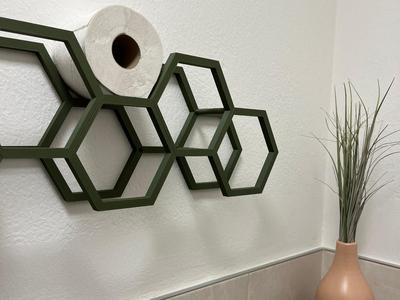 Wall-mounted or freestanding toilet paper holder