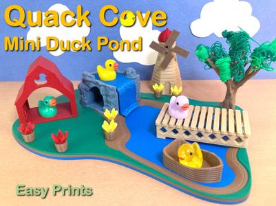 Quack Cove - Mini Rubber Duck Pond and Accessories