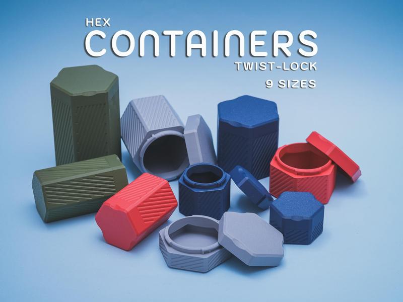 Hex Twist Lock Containers