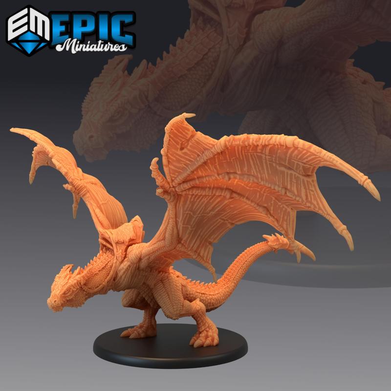 Draconic Wyvern Mount / Bulky Dragon / Flying Fire Drake