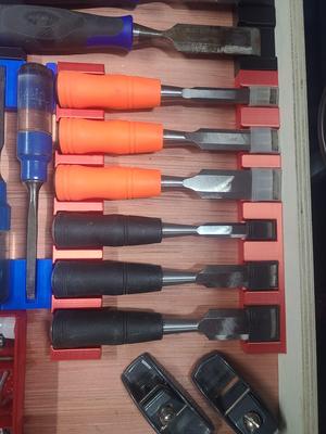 Harbor Freight chisel organizer