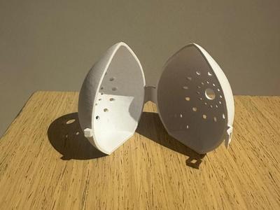 Egg-shaped Makeup Sponge Case