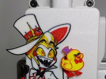 Lucifer with Duck Extruder cover