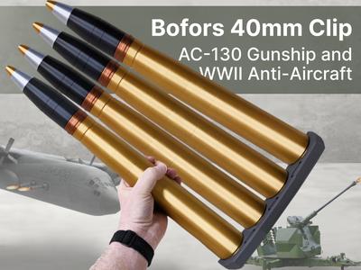 40mm Bofors Round Clip | Fought Kamikazes in WWII