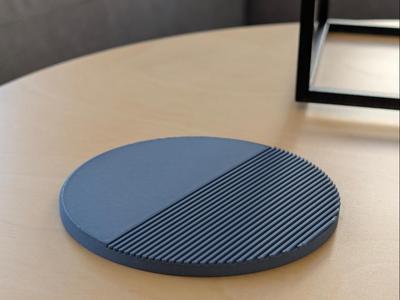 Dual Texture Coaster - Modern Kitchen Accessory
