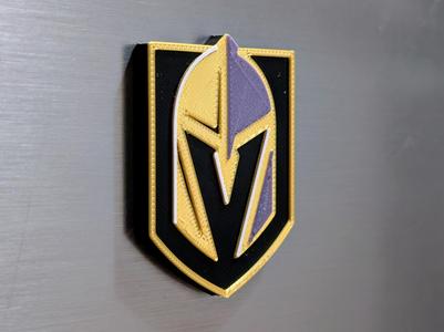 Vegas Golden Knights - Embossed Fridge Magnet