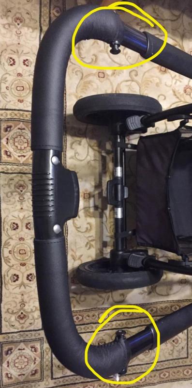 X-lander Stroller handle cup holder replacement, drzak na piti,na kelimek, rukojeť, nahrádní díl