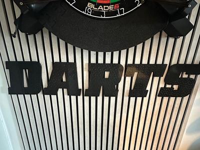 Darts shield for wall panels