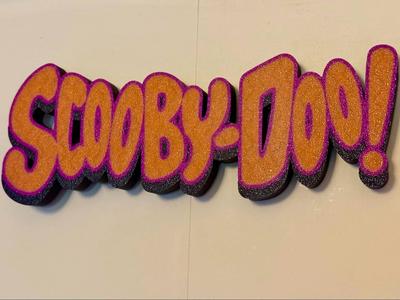 Scooby Doo Logo Wall Shelf Sign