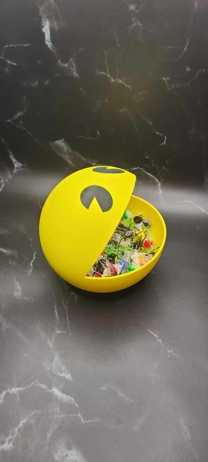 Pac-Man Inspired Trash Bin for BambuLab A1 Mini and A1